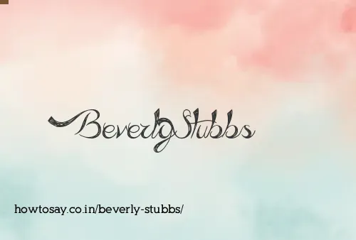 Beverly Stubbs