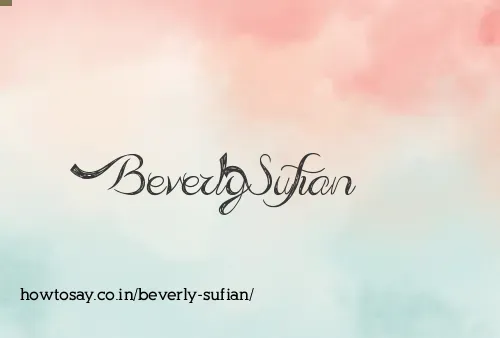 Beverly Sufian
