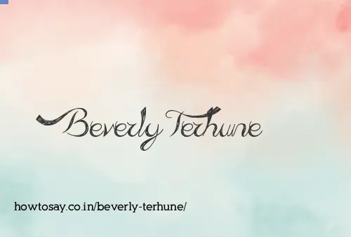 Beverly Terhune