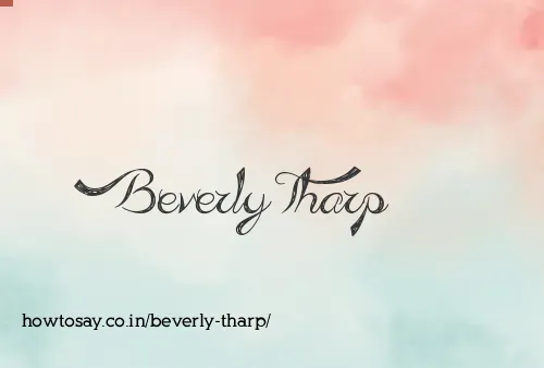 Beverly Tharp