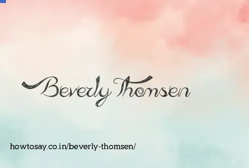 Beverly Thomsen