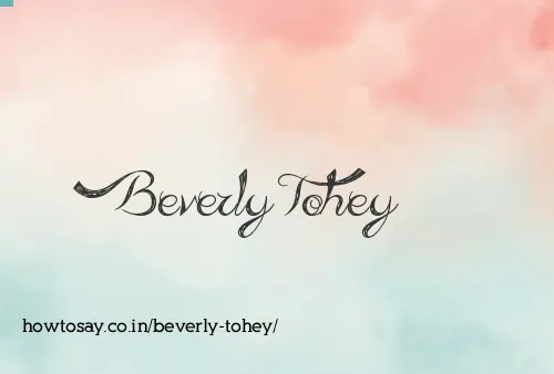 Beverly Tohey