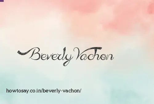 Beverly Vachon