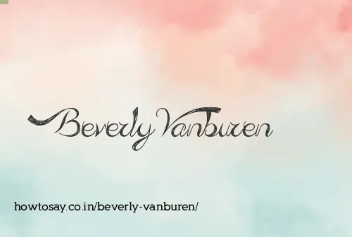 Beverly Vanburen