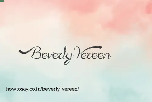 Beverly Vereen