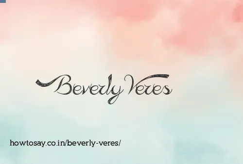 Beverly Veres
