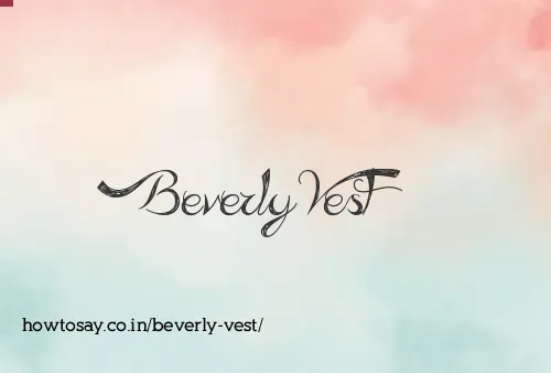Beverly Vest