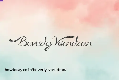 Beverly Vorndran