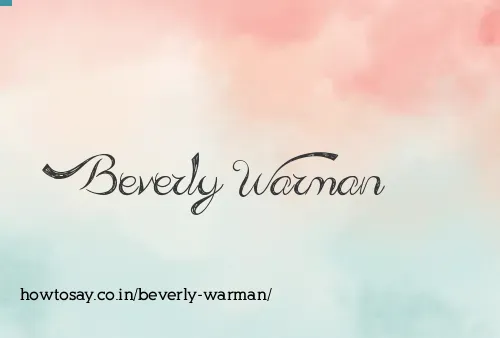 Beverly Warman