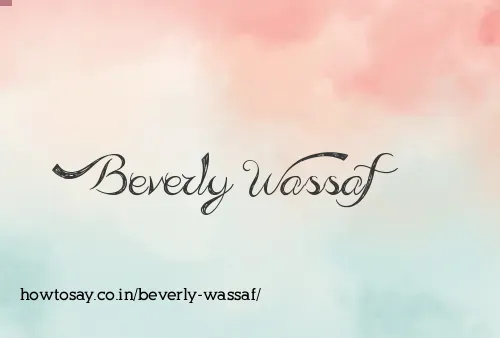 Beverly Wassaf