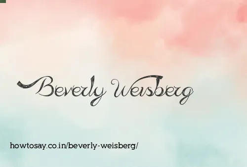 Beverly Weisberg