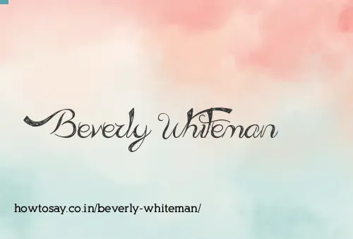 Beverly Whiteman