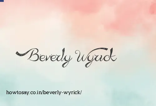 Beverly Wyrick