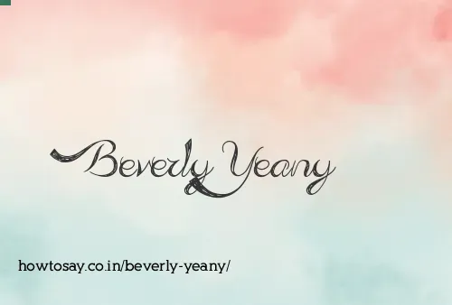 Beverly Yeany