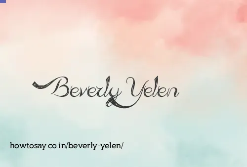 Beverly Yelen