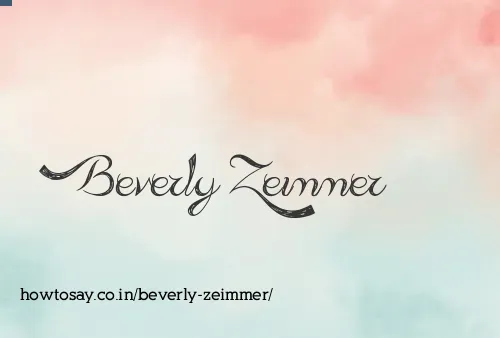 Beverly Zeimmer