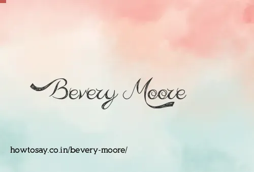 Bevery Moore