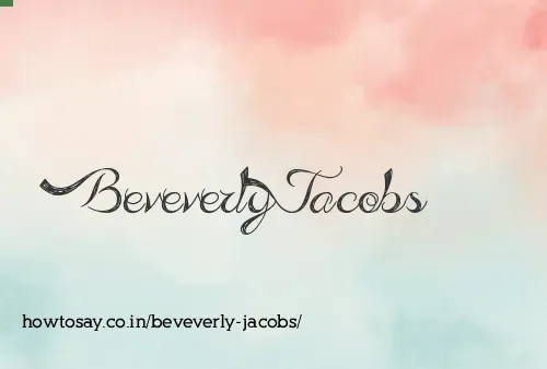 Beveverly Jacobs