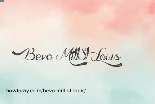 Bevo Mill St Louis