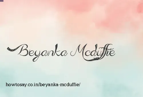 Beyanka Mcduffie