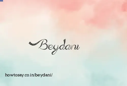Beydani