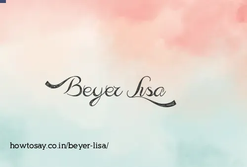 Beyer Lisa