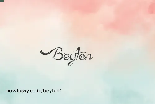 Beyton