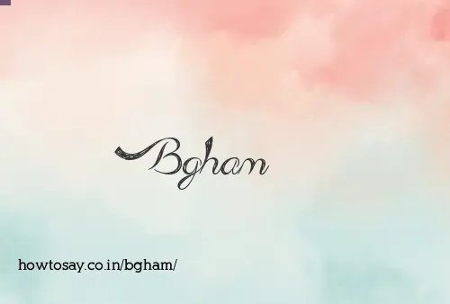 Bgham