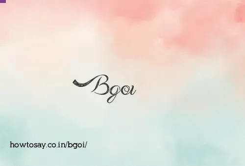 Bgoi