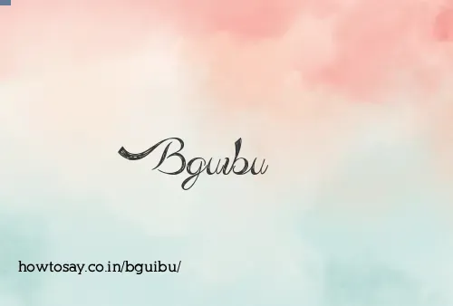 Bguibu