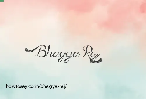 Bhagya Raj