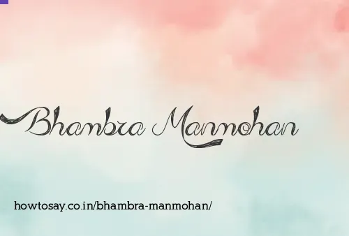 Bhambra Manmohan