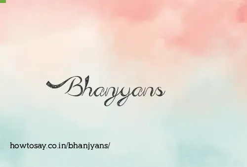 Bhanjyans
