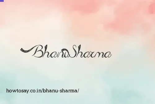 Bhanu Sharma