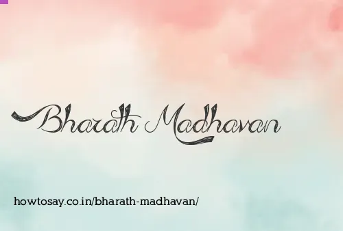 Bharath Madhavan