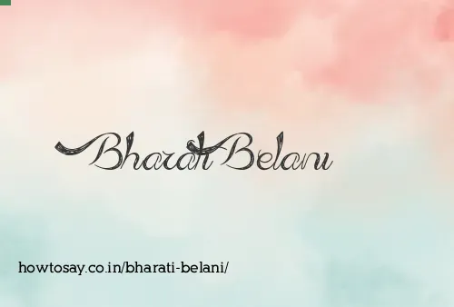 Bharati Belani