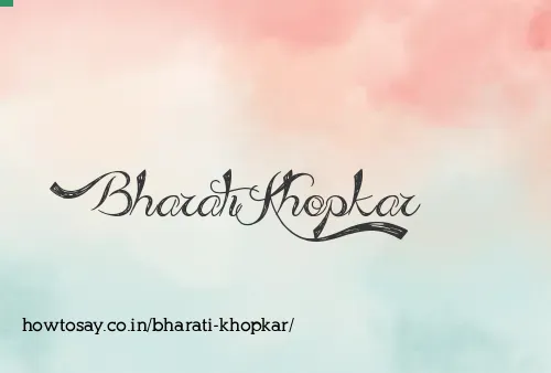Bharati Khopkar