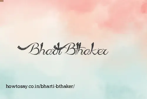 Bharti Bthaker