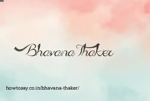 Bhavana Thaker