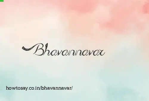 Bhavannavar