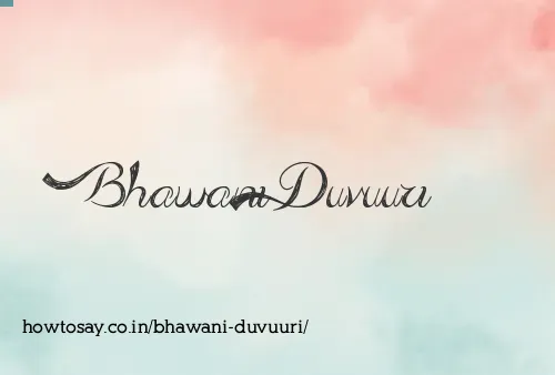 Bhawani Duvuuri