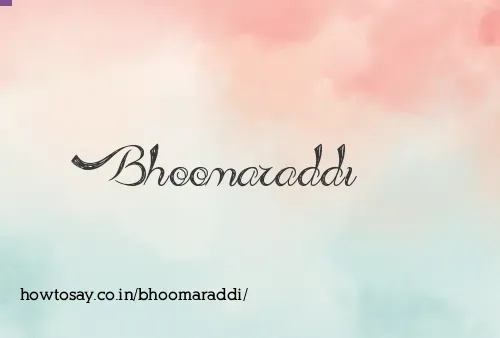 Bhoomaraddi