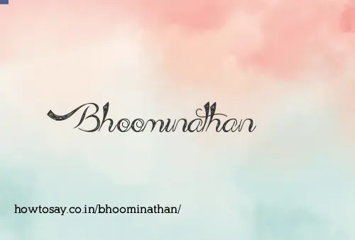 Bhoominathan