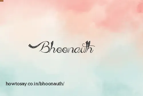 Bhoonauth