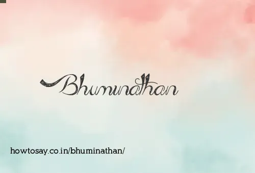 Bhuminathan