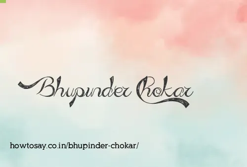 Bhupinder Chokar