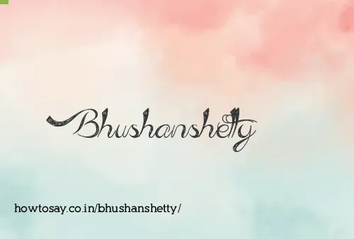 Bhushanshetty