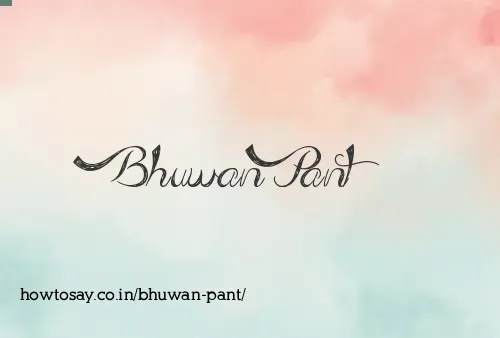 Bhuwan Pant