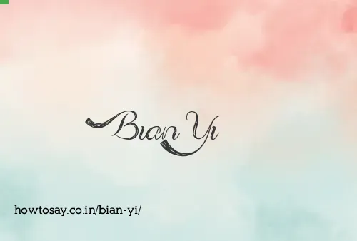 Bian Yi