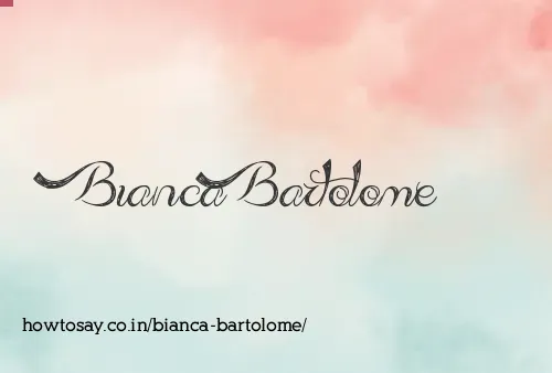 Bianca Bartolome